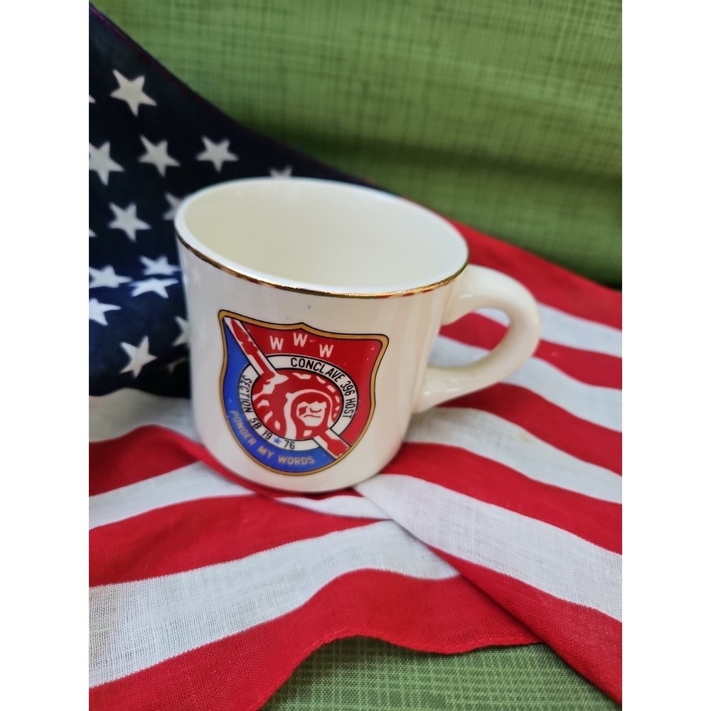1976 Boy Scouts Coffee Mug Conclave 396‎ Ponder My Words Section 5B BSA